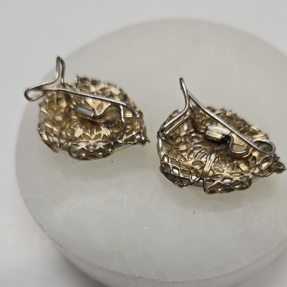 Vintage Judith Mccann Wingback Earrings View 4